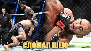 СЛОМАЛ ШЕЮ! Полный Бой Хамзат Чимаев VS Кевин Холланд на UFC 279 / Chimaev vs Holland