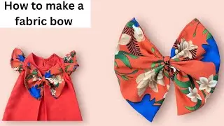 Quick And Easy Fabric Bow Tutorial