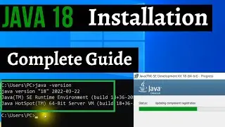 How to Install Java JDK-18 on Windows 10/11 [ 2022 Update ] JAVA_HOME Step by step guide