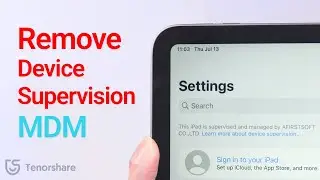 How to Remove Device Supervision on iPad