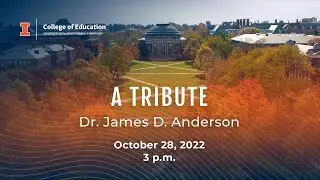 A Tribute to James D. Anderson: Evening Program – October 28, 2022