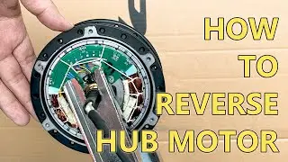 How to reverse the gear motor on Electric bicycle？（PRINCIPLE）