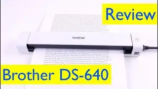 Brother DS-640 Compact Mobile Scanner Review and How to Use