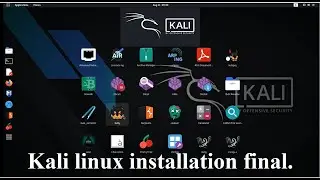 Kali Linux installation finish and basic features(start up, shut down & date change).