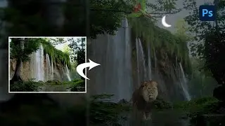 Photo Manipulation in Photoshop | The Loin Photo Manipulation Photoshop Tutorials | Awais Sabri |
