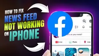 How To Fix Facebook News Feed Not Working Loading On iPhone  Solve Facebook Not Showing New Post