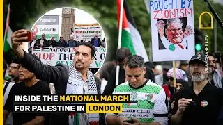 INSIDE THE MARCH FOR PALESTINE IN CENTRAL LONDON - SEPTEMBER 2024