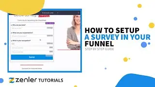 How to setup Survey in Zenler?