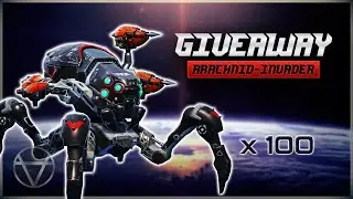 [WR] 🔥 100 ARACHNID Invader GIVEAWAY – Mk3 Gameplay | War Robots