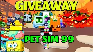 GIVEAWAY PET SIMULATOR 99 LIVE NOW. PET SIMULATOR 99 GIVEAWAY. PET SIM 99 GIVEAWAY LIVE 🔴 2024.