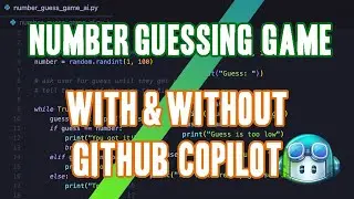 Github Copilot vs Human: Number Guessing Game