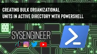 Creating bulk organizational units in Active Directory with PowerShell