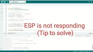 ESP is not responding