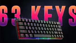 DIERYA DK63 63 Keys Bluetooth Wireless Mechanical RGB Keyboard Unbox and Review