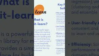 Scikit-learn: Machine Learning in Python #scikitlearn #python #machinelearning #ml #pythonml #scikit