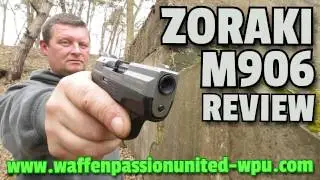 ✔ZORAKI M906 REVIEW / 9mmPAK / Made in Türkiye! / GERMAN / SSW / Schreckschuss Waffe