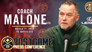 Coach Malone Full Post Game Press Conference vs. Mavericks 🎙