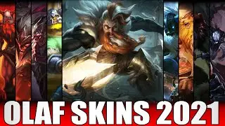 ALL OLAF SKINS 2021 - Including Sentinel Olaf Skin Spotlight (League of Legends)