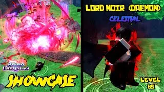 LORD NOIR (DAEMON) LVL 85 CELESTIAL UNIT SHOWCASE - ANIME LAST STAND