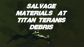 Elite Dangerous Odyssey. Salvage materials at Titan Teranis debris