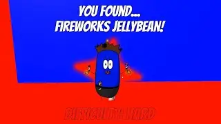 How to get FIREWORKS Jellybean in FIND THE JELLYBEANS Roblox