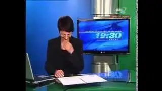 Ведущая новостей не сдержалась в прямом эфире!