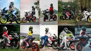 How to Pose For Bike in Girls || Bike Photography || Pose For Girls || Best Ktm Bike