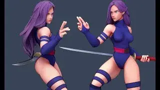 Psylocke Free Maya Rig