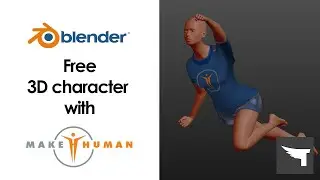 Free 3D character solution | MakeHuman | Blender 2.93