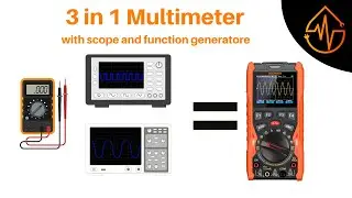 3-in-1 Digital Multimeter, Oscilloscope, Function Generator | LG303