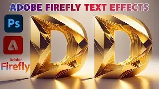 Adobe Firefly Text Golden | Trending Text Effect Tutorial | Adobe Firefly Tutorial