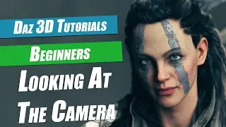 Daz 3D Beginners Tutorial : How To Point Eyes At The Camera