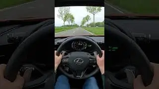 Lexus LC 2023 acceleration 0-100 | 500h | Eco mode | 3.5L V6 359 hp RWD