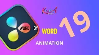 Word by Word Magic in DaVinci Resolve 19 | Word Animation Wizardry