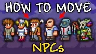 How to Move NPCs in Terraria | NPCs Terraria