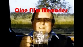 Narrow Boat Booze Cruise, 1970s Vintage Home Movie Cine Film