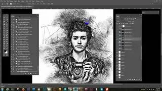 Modern Pencil Sketch Photoshop Action