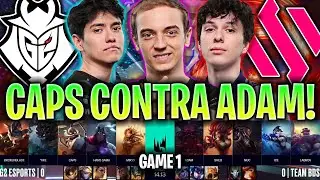 G2 DE CAPS SE ENFRENTA AL BDS DE ADAM! *PARTIDAZO* | G2 vs BDS Game 1 LEC PLAYOFFS 2024 ESPAÑOL LVP