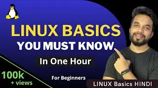 Linux Basic Commands in One Video | Linux for beginners in HINDI