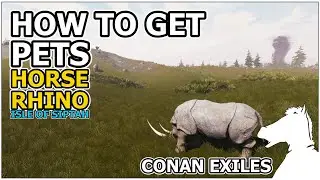 How to get pets: Horse, Rhino | Isle of Siptah | CONAN EXILES