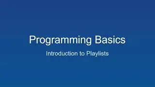 Introduction to Programming Basics