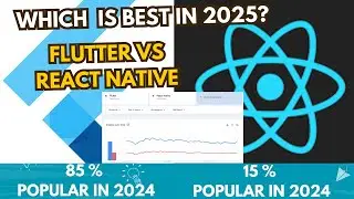 10 Flutter vs React Google Trend comparisons
