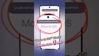 iPhone 15 “Move to iOS” Not Working! How to Fix 