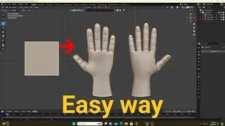 3d modeling with blender. 3d hand modeling with blender. #3d #blender @3d