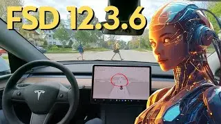 My First Drive with Tesla FSD 12.3.6 - Full Neural Network Artificial Intelligence