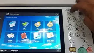 configurar tamaño oficio en Canon ir Advance 6555, 6565, 6575