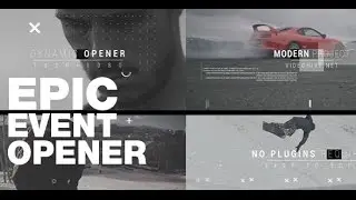 Epic Event Opener - opening video for event (Template After Effects)