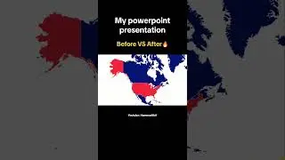 My powerpoint presentation Before  vs After #powerpointslideshow #powerpointtutorial #powerpoint