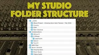 Music Producer Studio Reveal: Folder Structure and Backup Process