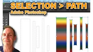 Photoshop Convert Selection Into Path Tutorial